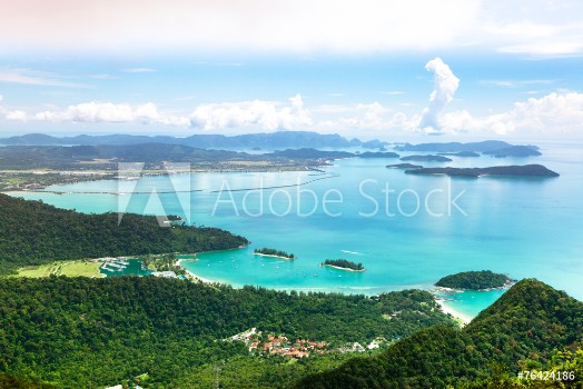 Picture of Tropical Langkawi Island landscape Malaysia